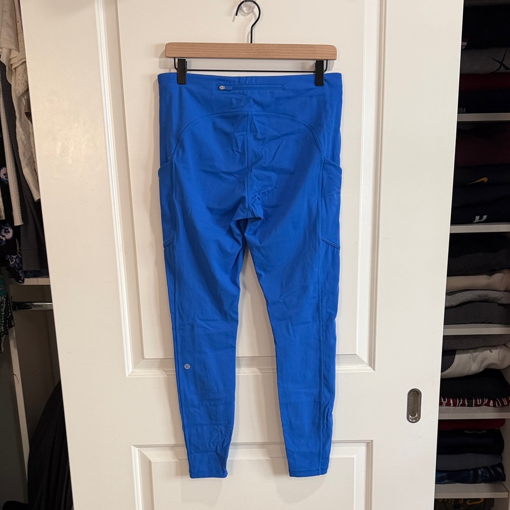 Lululemon Blue Leggings with Pockets - Picture 3 of 5
